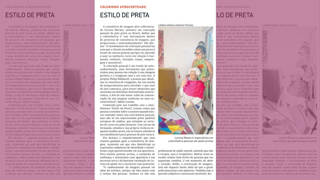 Coloração Pessoal Afrocentrada
